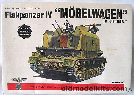 Bandai 1/48 Mobelwagen Flakpanzer IV, 8285 plastic model kit